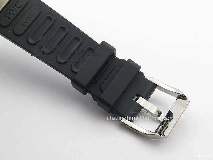 MIROTIME 0214 TechFriendly Aquatimer Automatic SS IW329003 V6F 1:1 Best Edition On Black Rubber Strap MIYOTA 7271